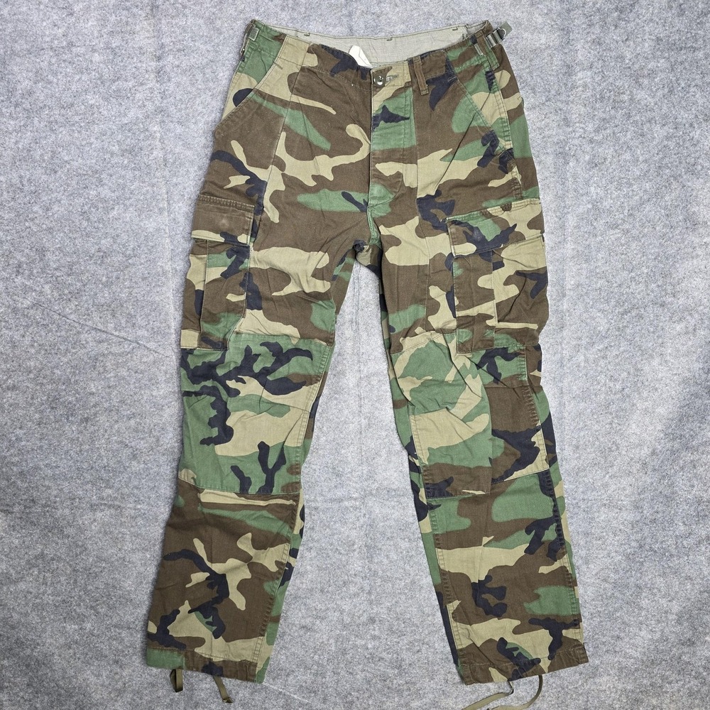 Vintage Propper‎ BDU Pants Mens Medium Regular Woodland Camo Combat Trousers